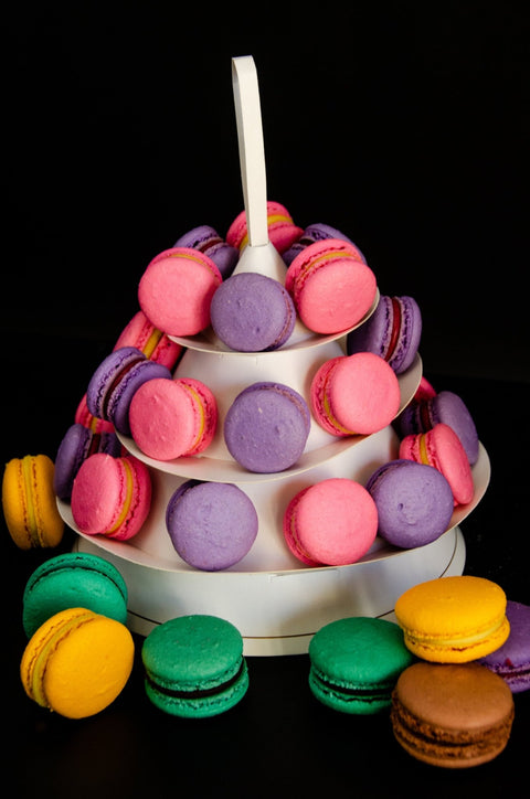 Pirámide de macaron - Color Pastel Concon