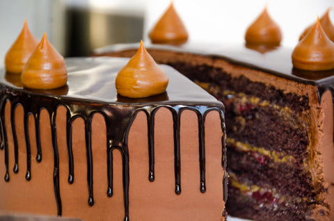 Torta Chocolate Manjar Guinda